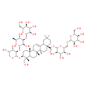 灰氈毛忍冬皂苷甲