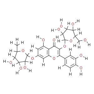 槲皮素-3-O-葡萄糖-7-O-鼠李糖苷