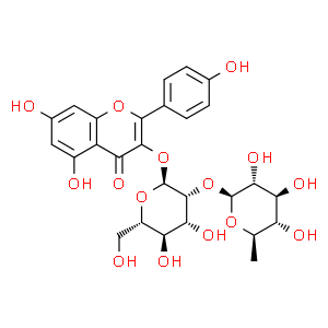百蕊草素I;?山柰酚-3-葡萄糖鼠李糖苷